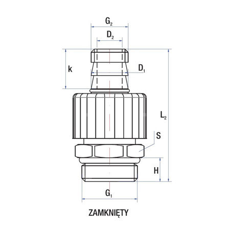 Zawór spustowy RUMET Mosiądz 1/2''