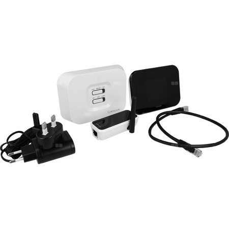 Termostat internetowy SALUS iT500 bezprzewodowy bateria (akumulator) z wyświetlaczem + odbiornik