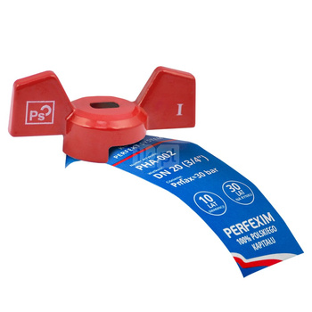 Nakrętka motylkowa PERFEXIM MN-PHA niebieski 1'' (do kurków PHA-002 i PHA-004)