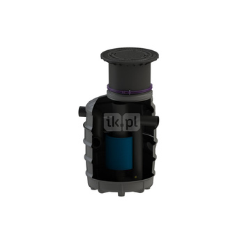 Separator koalescencyjny LW 1000,NS6, osadnik 1000l właz kl.D