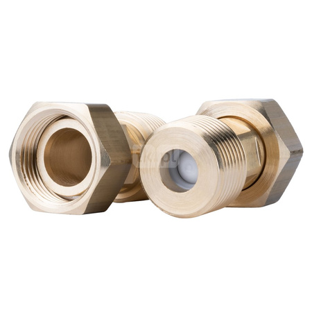 Zawór regulacyjny termostatyczny do wody ciepłej AFRISO ATM 341 ze śrubunkami mosiądz GZ 3/4'', DN 15, zakres temp. 20-43'C, Kvs 1.6 m3/h, maksymalna temperatura 90'C, maksymane ciśnienie 10 bar