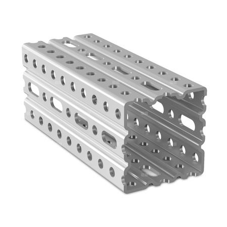 Szyna montażowa NICZUK KE, dł. 6000 mm, stal nierdzewna (ocynk ogniowy)