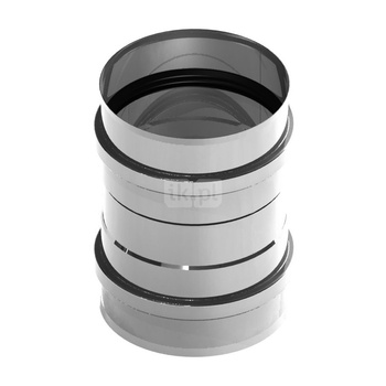 Złączka króćća kotła fi100mm dwumufowa