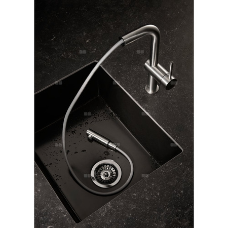 DUERO EDGE INOX bateria kuchenna z wyciąganą wylewką