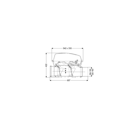 Zawór zwrotny KESSEL Staufix SWA DN 150 ev016084