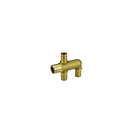 MINI ROZDZIELACZ KOŃCOWY "3" SYSTEMU GIACOQEST DLA RUR PEX 3/4"(1)x 1/2"(3)