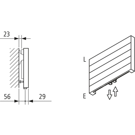 Grzejnik płytowy typ 11 KERMI HHN wym. 420 x 700 mm, kolor biały, moc 463 W