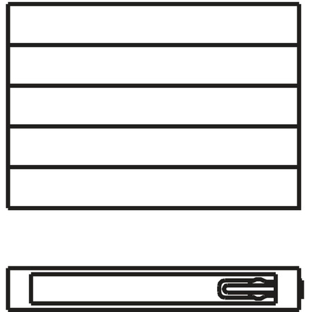 Grzejnik płytowy typ 20 KERMI V-HHV, z osłonami wym. 420 x 1700 mm, kolor biały, moc 1265 W