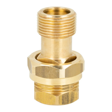 Zespół przyłączeniowy AFRISO BSS 3/4'' GW x szybkozłącze, max. 1.5 bar + wskaźnik ciśnienia