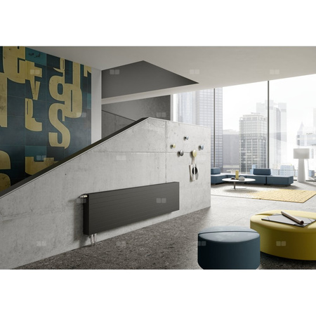 Grzejnik płytowy typ 11 KERMI V-HHV QN500(R), bez osłony wym. 210 x 1200 mm, kolor biały, moc 500 W