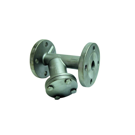 Filtr osadnikowy kołnierzowy ze stali nierdzewnej AISI 316 PN16 (-30 st.C - +240 st.C) Art. 2461 DN 65