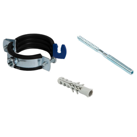 QIK Zestaw - Uchwyt classic fi 31-35mm (1") M8/M10 (śruba dwugwintowa M8x80, kołek nylonowy)