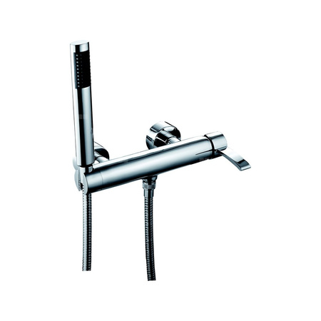 Bateria natryskowa ścienna KFA Armatura MALACHIT, kolor chrom