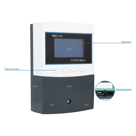 Regulator pogodowy BWC 310, 3 czujniki, 230 AC