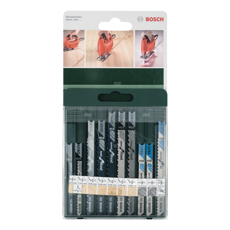 10-częściowy zestaw brzeszczotów do wyrzynarek, chwyt U U 19 BO, U 1 AO, U 111 C) U 111 D, U 144 D, U 101 B, U 101 D, U 18 G, U