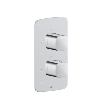 Bateria Malaga, termostatyczna, podtynkowa solo, chrom