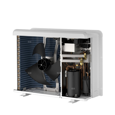 Pakiet - Pompa ciepła powietrzna powietrze-woda monoblok ARISTON NIMBUS PLUS M NET R32 3.5 kW 230 V + Moduł naścienny Sensys HD z łącznością Wi-FI