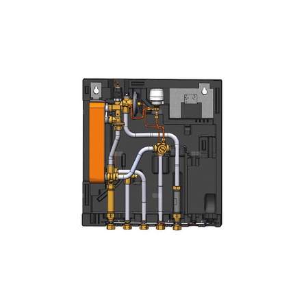 Danfoss EvoFlat WSS StS 1, w/bypass, w/1 CW meter, w/EPP front, 43kW