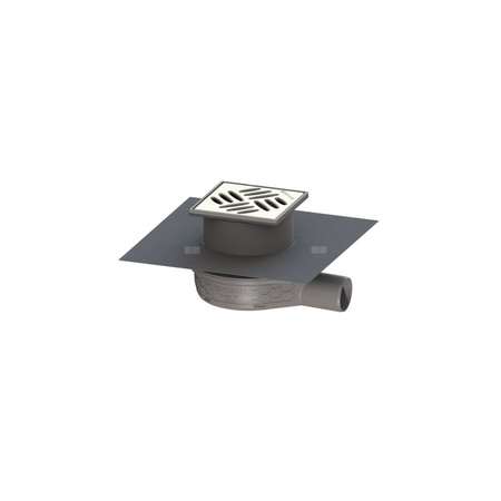 Wpust Ultraflat 79 DN 50 z nasadkąi kołnierzem z fabrycznie zamontowaną matą