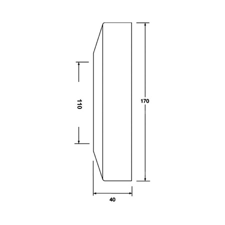Rozeta maskująca 110mm