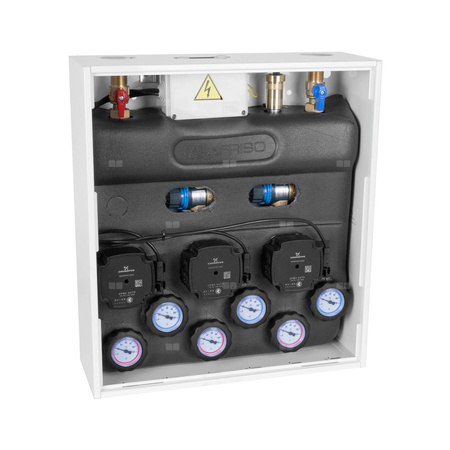 Grupa pompowa AFRISO PrimoBox AZB 311 GZ x GW 3/4'' x 3/4'', z zaworem termostatycznym, z izolacją