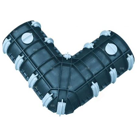 Mufa kątowa 90' BRUGG PEX-L (mufa wciskowa x mufa wciskowa)