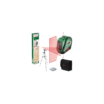 Laser liniowy Universal Level 2 UNI (Carton) + Tri pod TT150 zasilanie akumulatorowe/bateryjne