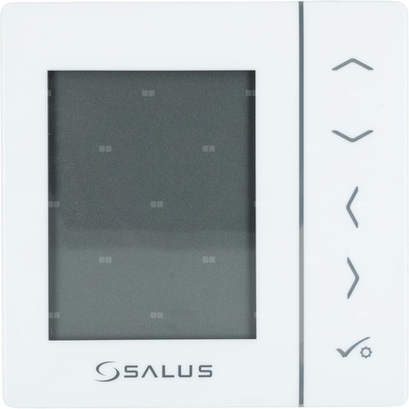 SALUS StartPack Standard - zestaw przewodowego sterowania ogrzewaniem podłogowym bez zarządzania przez Internet: KL06-M, PL07, 4 x VS30W.