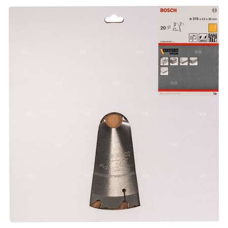 Tarcza pilarska Construct Wood PIŁA TARCZ.-T CONS W. TOP 315X3.2X30Z20