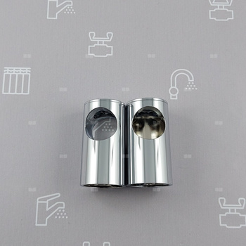 ZESTAW UCHWYTÓW RURY Z ZAŚLEPKĄ DO NATRYSKU PRZESUWNEGO MOZA, CHROM