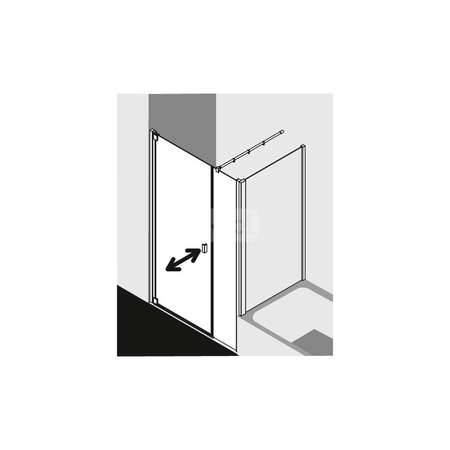 Kermi Drzwi wah. RAYA 1OR 1000x 1850 968-1008 SIMG SR Opaco Clean