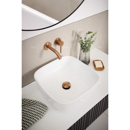 MOZA Bateria umywalkowa podtynkowa, Brushed rose gold PVD