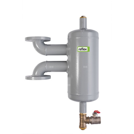 Separator mikropęcherzy REFLEX D 50 V F1, 10 bar / 110'C, DN50/PN16, kolor: szary