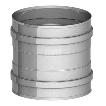 Sztucer dł. 150mm z dwoma mufami fi180mm