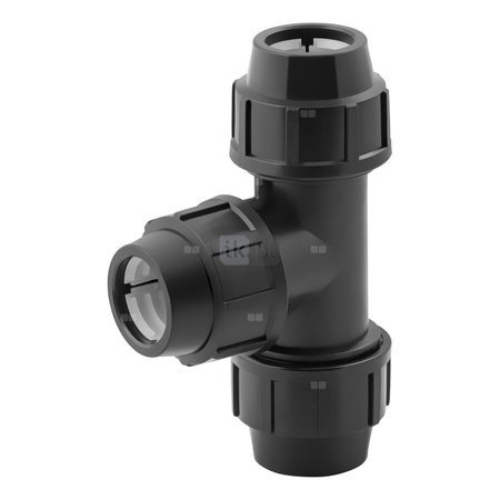Trójnik skręcany do rur PE PN16 32 mm