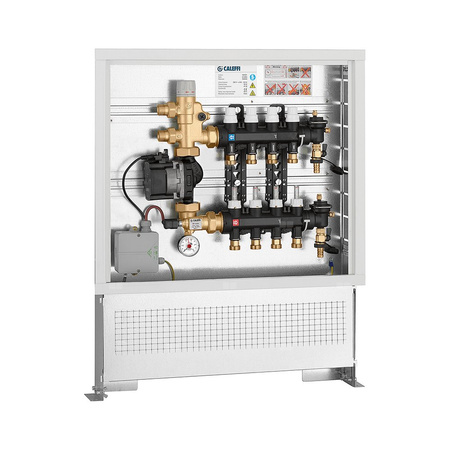 Zespół regulacyjny – regulacja stałotemperaturowa - bez skrzynki 3/4" GZ x 4