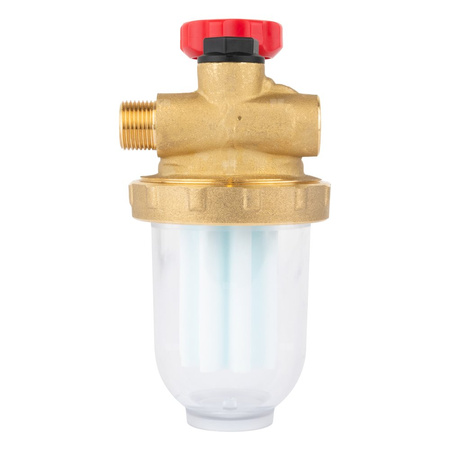 Filtr olejowy AFRISO Z500Si dwururowy fi 3/8'' x 3/8'' GW x GZ, z wkładem plastikowym, maks. przepływ 200 l/h