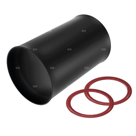 HEATPEX ARIA CONNECT Łącznik dwukielichowy do rury 75 mm z kompletem 2 szt. Uszczelek