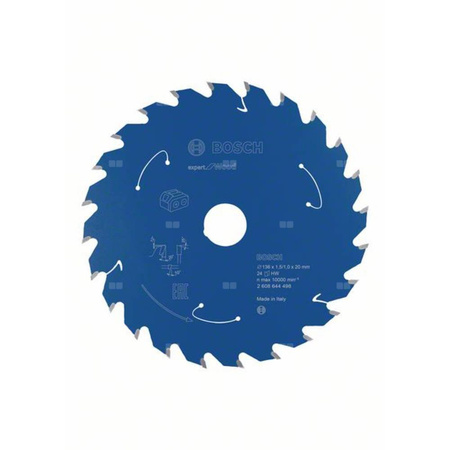Ostrze do piły tarczowej bezprzewodowej Expert for Wood 136 x 1,5 / 1 x 20 T24