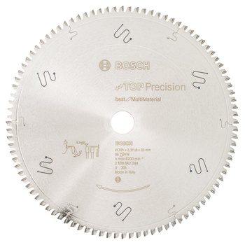Tarcza pilarska Top Precision Best for Multi Material TOPPREC MULTI/S-M 305X30X2.3/1.8 96Z TCG