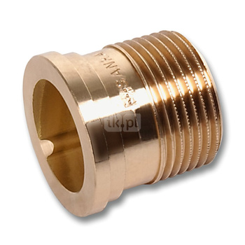Śrubunek SANHA 4371G redukcja, brąz, 3/8'' x 1/2'' (GZ x lut wewnętrzny)