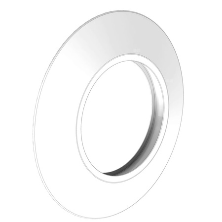 Rozeta maskująca Okrągły JEREMIAS TWIN31B silikon, średnica wewnętrzna 80 mm