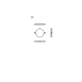 Obejma mocująca NICZUK UWG 150 mm (ocynk galwaniczny)