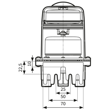 Odpowietrznik automatyczny AFRISO Flow-Control 3/K GW cynkowy fi 3/8''x1/4''