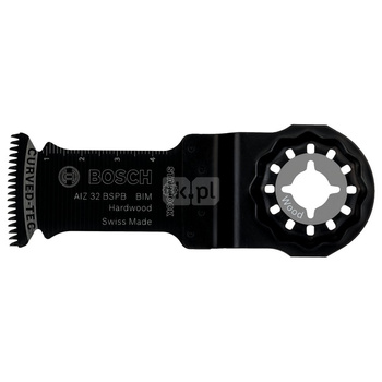 Brzeszczot BIM do cięcia wgłębnego Starlock AIZ 32 BSPB, Hard Wood 50 x 32 mm