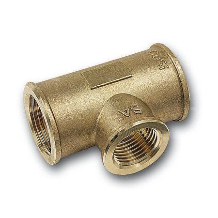 Trójnik SANHA PURAFIT brąz 1'' x 1/2'' x 1'' GW