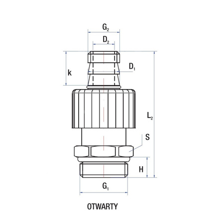 Zawór spustowy RUMET Mosiądz 1/2''