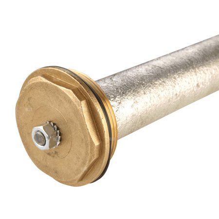 Anoda magnezowa fi38x400 z korkiem 2" mosiężnym