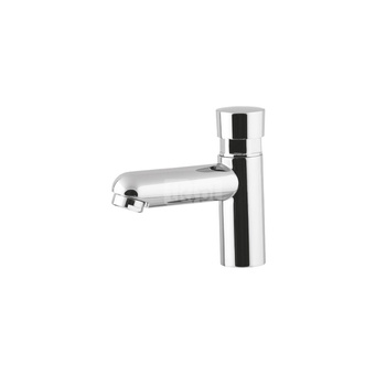 Bateria umywalkowa stojąca PERFEXIM S4, chrom (błyszczący), czasowa