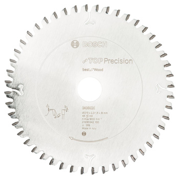 Tarcza pilarska Top Precision Best for Wood TOPPREC WOOD/S-M 210X30X2.3/1.8 48Z ATB